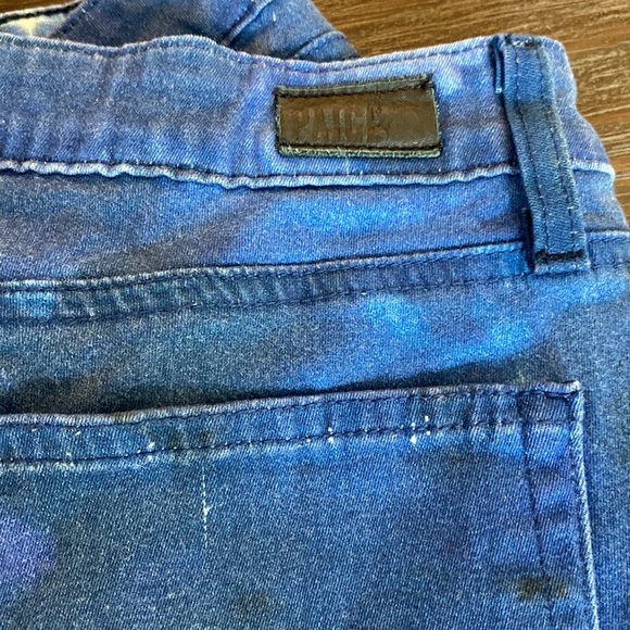 Paige denim ladies jeans with starry night type scene in size 27. - Picture 10 of 10